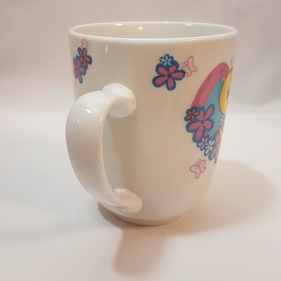 Set of 4 Vintage Warner Brothers Looney Tunes Tweetie Bird Mugs Teacups Gibson - Picture 8 of 16